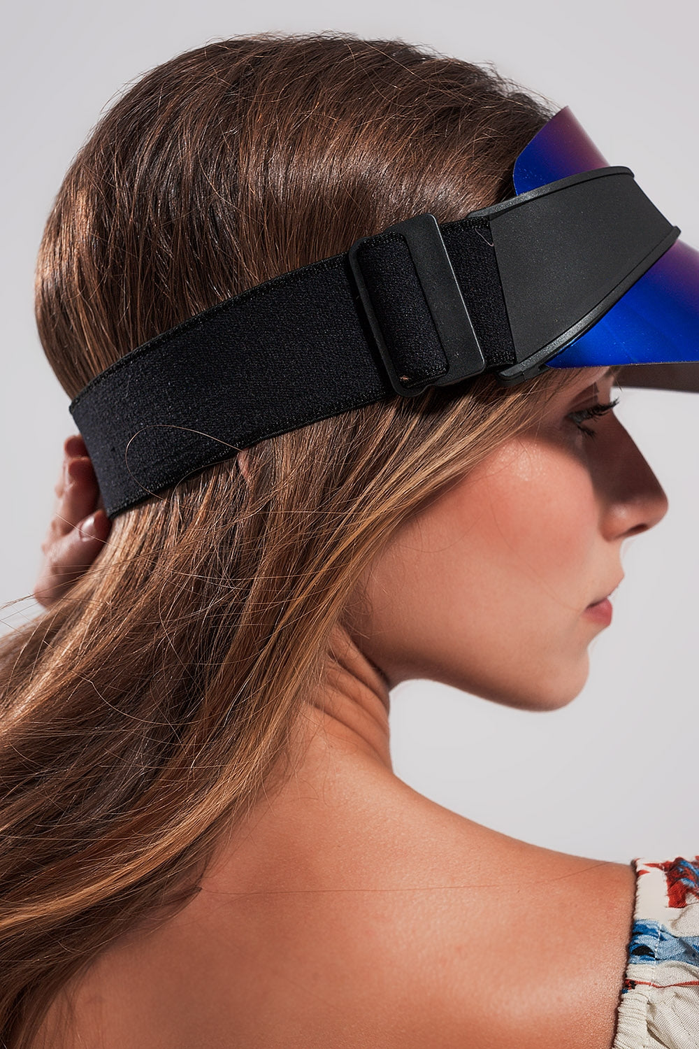 Visor cap in blue | Just Cool Beans