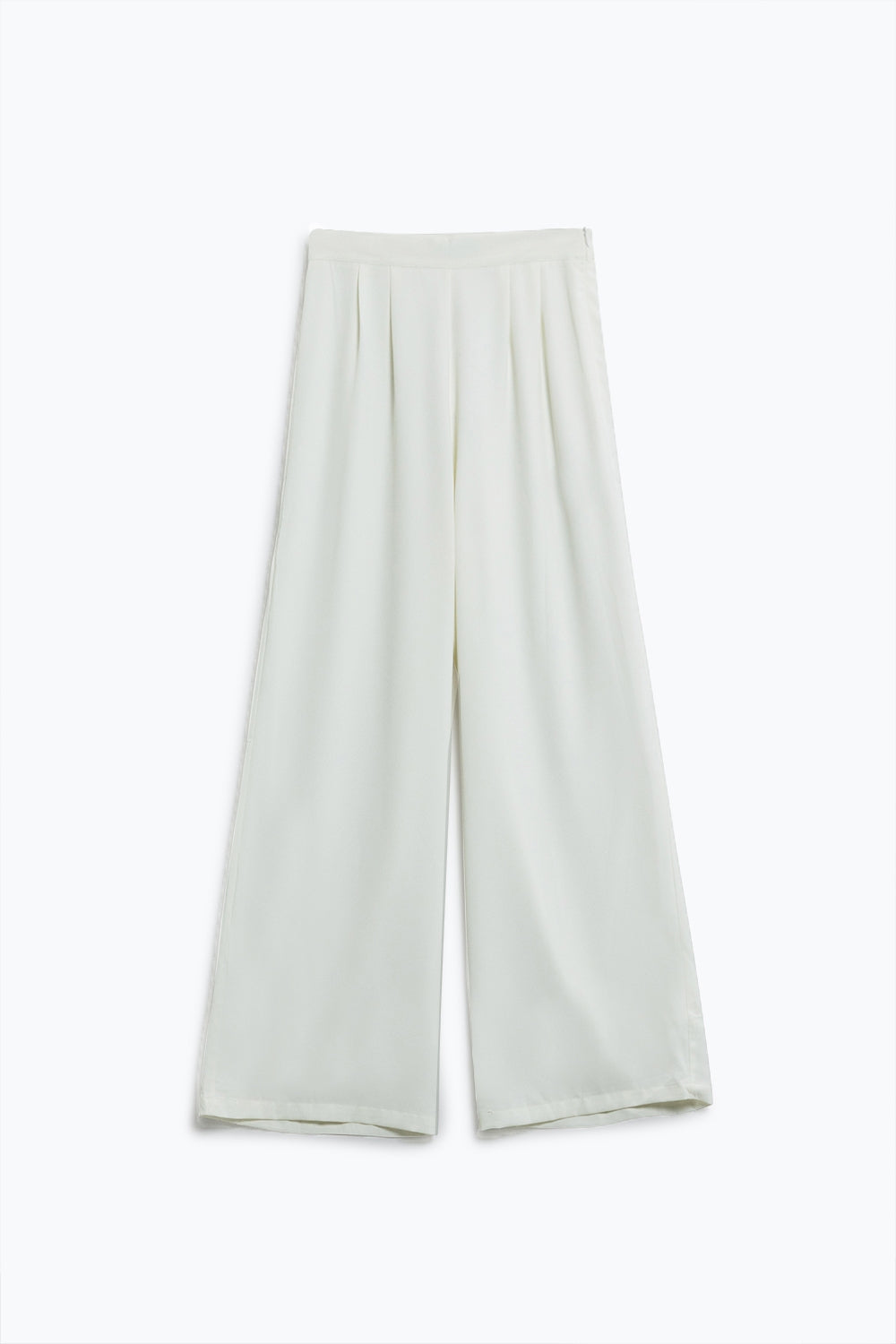 Wide leg pants in white | Just Cool Beans — pants | bottoms