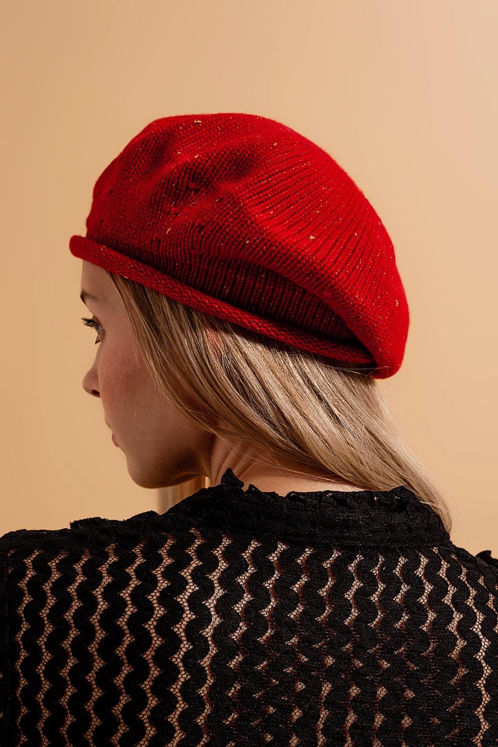 Wool beret in red | Just Cool Beans