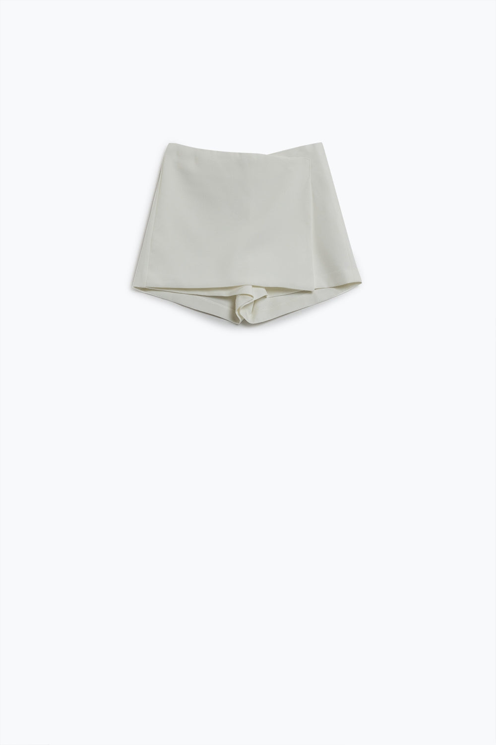 Wrap mini skort in white | Just Cool Beans