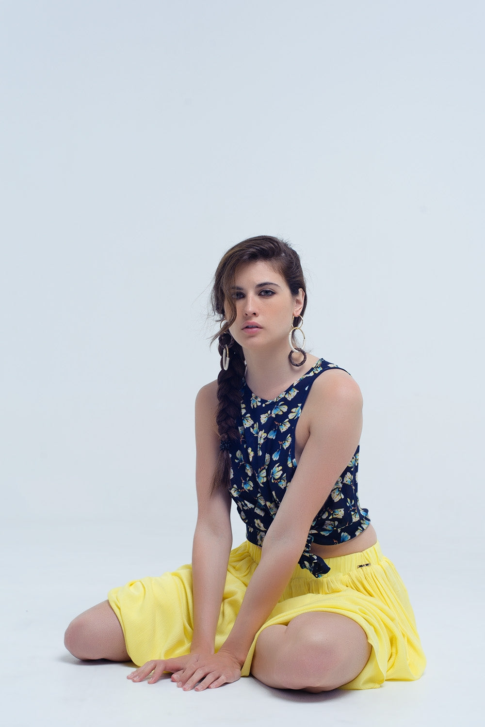 Yellow maxi skirt with pockets | Just Cool Beans — skirts